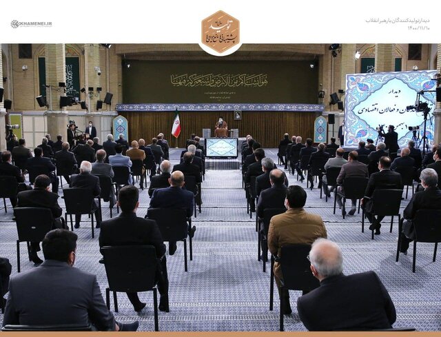 دیدار تولیدکنندگان با رهبر انقلاب